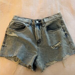 Blank NYC Faded Black Jean Shorts